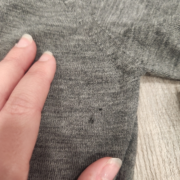 Flawed Brunello Cucinelli Men's Fine-Gauge Wool/Cashmere Zip Cardigan Size 54 - Picture 5 of 11